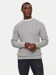INDICODE Sweter Belinski 35-380 Szary Regular Fit. Szare swetry męskie INDICODE, m, bez wzorów, z bawełny, bez kołnierzyka, bez ramiączek. Za 179.99 zł.