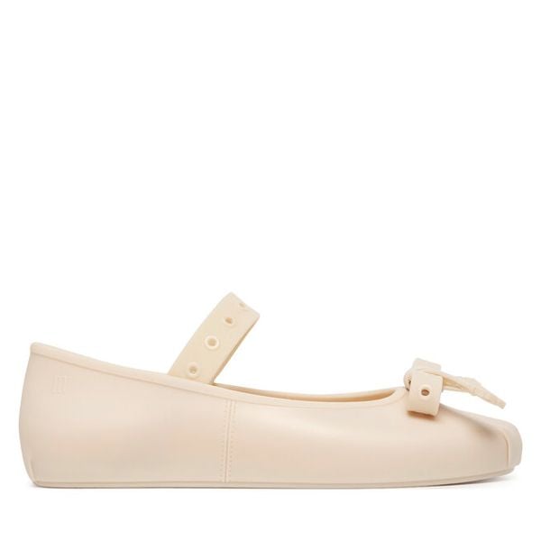 Baleriny Melissa. Brązowe balerinki damskie Melissa, bez wzorów, bez obcasa, bez zapięcia. Za 246.99 zł.