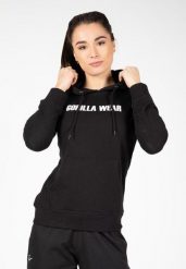 Charlotte Bluza z kapturem - Czarny. Czarne bluzy damskie GORILLA WEAR, s, bez wzorów, z bawełny, bez ramiączek, z kapturem. Za 278.90 zł.