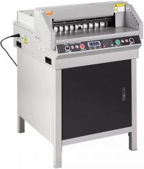 Schneider Electric Gilotyna do papieru elektryczna 457mm 40mm cięcia przemysłowa do biura. Golarki i trymery Schneider Electric. Za 10,489.00 zł.