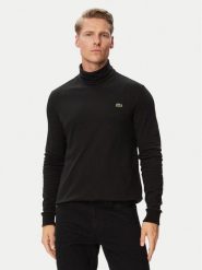 Lacoste Golf UH2828 Czarny Regular Fit. Czarne swetry męskie Lacoste, m, bez wzorów, z bawełny, bez kołnierzyka, bez ramiączek. Za 374.99 zł.