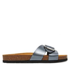 Klapki Dr. Brinkmann. Szare klapki damskie Dr. Brinkmann, bez wzorów, bez obcasa, bez zapięcia. Za 219.99 zł.