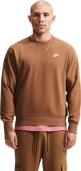 Nike Bluza męska Nike Club FT jasny brąz FN3888 270 S. Bluzy męskie Nike, m, bez wzorów, bez ramiączek, bez kaptura. Za 291.58 zł.