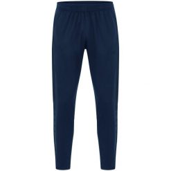 Spodnie dresowe polyesterowe Jako Power. Niebieskie spodnie dresowe damskie Jako, bez wzorów, z dresówki, na fitness i siłownię. Za 163.50 zł.