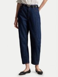 Polo Ralph Lauren Jeansy 211B29852001 Granatowy Mom Fit. Niebieskie jeansy damskie Polo Ralph Lauren, bez wzorów, z bawełny. Za 989.99 zł.