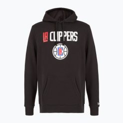 Bluza męska New Era NOS NBA Regular Los Angeles Clippers Hoody. Czarne bluzy męskie New Era, m, bez wzorów, bez ramiączek, bez kaptura. Za 239.99 zł.