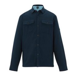 Męska Kurtka Koszulowa Spennith Plain Shirt Jacket. Niebieskie kurtki męskie Regatta, l, z aplikacjami, z bawełny, bez kaptura. Za 238.99 zł.