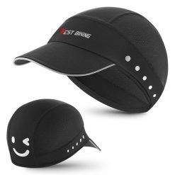 WEST BIKING YP0201426 Letnia czapka z oddychającego jedwabiu lodowego – czarna. Czarne czapki damskie WEST BIKING, na lato, bez wzorów, z jedwabiu, eleganckie. Za 79.60 zł.