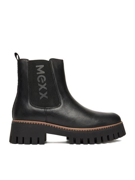 MEXX Sztyblety CEO-MX/031C-WI23 Czarny. Czarne botki damskie Mexx, bez wzorów, ze skóry, bez obcasa, na płaskiej podeszwie, bez zapięcia. Za 369.99 zł.