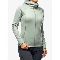 Bluza z kapturem damska Montane Fury Hoodie. Niebieskie bluzy damskie Montane, na zimę, xs, bez wzorów, sportowe, bez ramiączek, z kapturem. Za 398.99 zł.