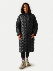 Regatta Płaszcz zimowy Cambrie II RWN312 Czarny Regular Fit. Czarne płaszcze damskie Regatta, na zimę, bez wzorów, z syntetyku, bez kołnierzyka, bez kaptura. Za 369.99 zł.