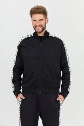 DSQUARED2 Czarna bluza Dean Sport Fit. Czarne bluzy męskie Dsquared2, l, bez wzorów, sportowe, bez ramiączek, bez kaptura. W wyprzedaży za 1,599.99 zł.