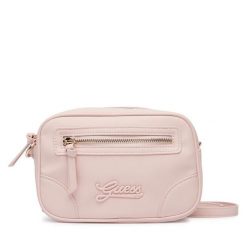 Torebka Guess. Czerwone listonoszki damskie Guess, z aplikacjami, bez dodatków. Za 253.99 zł.