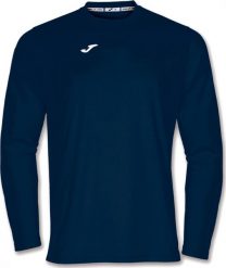 Joma KOSZULKA SPORTOWA T-SHIRT JOMA 100092.331 COMBI DARK NAVY LONGSLEEVE. Niebieskie koszulki sportowe męskie Joma, m, bez wzorów, bez ramiączek. Za 45.54 zł.