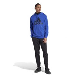 Dres męski ADIDAS Gym & Pilates. Czarne komplety dresowe męskie Adidas, m, bez wzorów, z bawełny. W wyprzedaży za 299.99 zł.