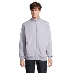 Kurtka Unisex Dla Dorosłych Cooper Z Pełnym Zamkiem Błyskawicznym. Szare kurtki sportowe damskie SOL'S, s, bez wzorów, bez ramiączek, bez kaptura, trekkingowe. Za 137.99 zł.