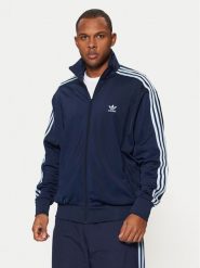 Adidas Bluza adicolor Classics Firebird JP2544 Granatowy Loose Fit. Niebieskie bluzy męskie Adidas, l, bez wzorów, z syntetyku, bez ramiączek, bez kaptura. Za 329.99 zł.