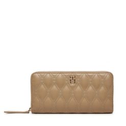 Portfel Tommy Hilfiger. Brązowe portfele damskie Tommy Hilfiger. Za 219.99 zł.