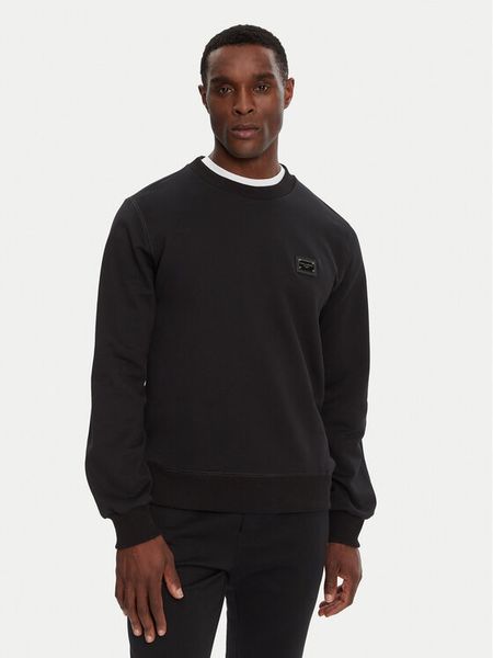 Dolce&Gabbana Bluza G9ABJT G7F2G Czarny Regular Fit. Czarne bluzy męskie Dolce&Gabbana, m, bez wzorów, z bawełny, bez ramiączek, bez kaptura. Za 1,919.00 zł.