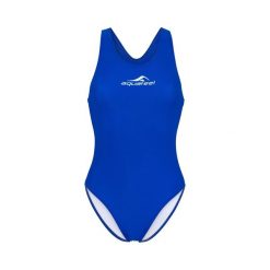 Strój kąpielowy damski Aquafeel Aquafeelback. Niebieskie stroje kąpielowe damskie AQUAFEEL, m, bez wzorów. Za 209.09 zł.