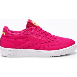 Reebok Classic - Buty. Czerwone obuwie sportowe damskie Reebok Classic, bez wzorów, z gumy, bez zapięcia, Reebok Classic, climacool (adidas). W wyprzedaży za 119.90 zł.