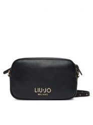 Liu Jo Torebka Ecs S Camera Case AF5137 E0058 Czarny. Czarne listonoszki damskie Liu Jo, bez wzorów, ze skóry, bez dodatków. Za 389.99 zł.