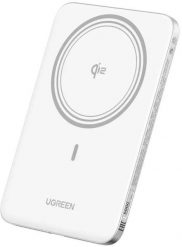 Powerbank Ugreen PB580 5000mAh 15W magnetyczny (biały) (95931B). Białe powerbanki Ugreen. Za 149.56 zł.