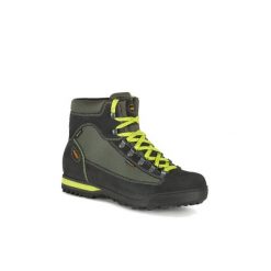 Buty trekkingowe męskie AKU Slope GTX. Zielone buty zimowe męskie Aku, bez wzorów, bez obcasa, bez zapięcia. Za 939.99 zł.