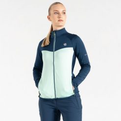 Bluza damska Ascending Core. Zielone bielizna sportowa damska Dare 2B, na zimę, bez wzorów, sportowe, bez ramiączek, bez kaptura. W wyprzedaży za 139.99 zł.