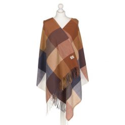 Szalik damski Peterson PTN SP100 brązowy. Brązowe szaliki damskie Peterson, na jesień, bez wzorów, z materiału. Za 42.99 zł.