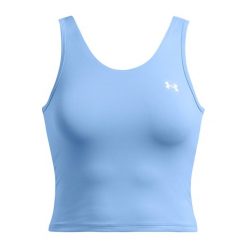 Top treningowy damski Under Armour Motion Tank EMEA. Niebieskie koszulki sportowe damskie Under Armour, xl, bez wzorów, bez ramiączek. Za 97.99 zł.