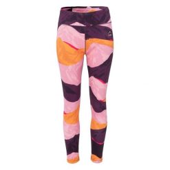 Damskie legginsy Elbrus Ekina Bottom. Czerwone legginsy damskie ELBRUS, z aplikacjami, z elastanu. Za 149.80 zł.