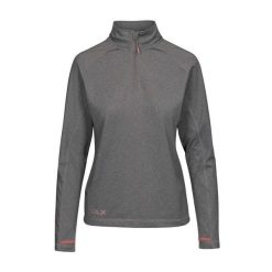Top Damski Theresa DLX Marl. Szare topy damskie Trespass, l, bez wzorów, sportowe, bez kołnierzyka, bez ramiączek. Za 135.99 zł.
