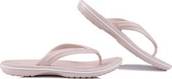 Crocs Klapki damskie Crocs Crocband Flip blady róż 11033 6UR 41-42. Czerwone klapki damskie Crocs, bez wzorów, sportowe, bez obcasa, bez zapięcia. Za 165.73 zł.
