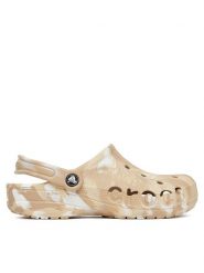 Crocs Klapki BAYA MARBLED CLOG 206935-2ZM Beżowy. Brązowe klapki męskie Crocs, bez wzorów, z tworzywa sztucznego, bez zapięcia. Za 199.99 zł.