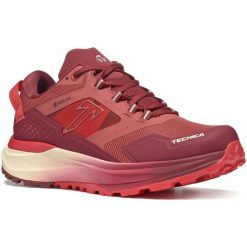 Buty trekkingowe damskie Tecnica Agate S Gtx. Czerwone obuwie trekkingowe damskie TECNICA, z materiału, bez zapięcia. Za 656.90 zł.
