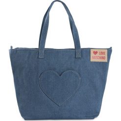 Torebka Love Moschino. Shopperki damskie Love Moschino, bez wzorów, z jeansu, bez dodatków. Za 199.00 zł.