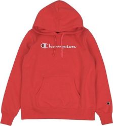 Bluza damska Champion Hooded koralowa 117529 PS004 L. Pomarańczowe bluzy damskie Champion, l, bez wzorów, bez ramiączek, bez kaptura. Za 223.98 zł.
