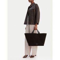 Torebka GINO ROSSI. Brązowe shopperki damskie Gino Rossi, bez wzorów, bez dodatków. Za 659.99 zł.