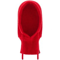 Czapka Eisbar Mathilde Hood. Czerwone czapki damskie Eisbar, bez wzorów, z bawełny, sportowe. Za 339.90 zł.