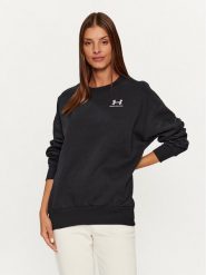 Under Armour Bluza Essential Flc Os Crew 1379475 Czarny Loose Fit. Czarne bluzy damskie Under Armour, xl, bez wzorów, z bawełny, bez ramiączek, bez kaptura. Za 209.99 zł.
