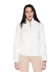 Bluza ciepła z pełny zamek błyskawiczny na czas wolny. Brązowe bluzy damskie LEONE 1947 APPAREL, xs, bez wzorów, bez ramiączek, bez kaptura. Za 328.38 zł.