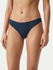 Tommy Hilfiger Stringi UW0UW06046 Granatowy. Niebieskie majtki damskie Tommy Hilfiger, z syntetyku. Za 109.99 zł.