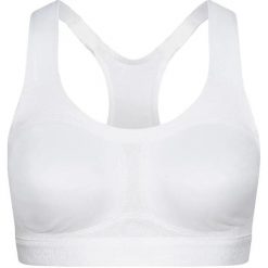 Damski biustonosz sportowy Odlo Sport-bh High Ultimate Fit w kolorze białym. Białe bielizna sportowa damska ODLO, bez wzorów, z włókna. Za 181.99 zł.