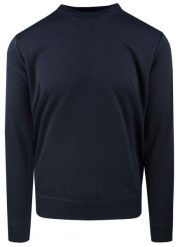 Męski Sweter z Miękkiej i Delikatnej Tkaniny - Brave Soul - Granatowy. Niebieskie swetry męskie Brave Soul, l, bez wzorów, z poliesteru, biznesowe, bez kołnierzyka, bez ramiączek. Za 79.00 zł.