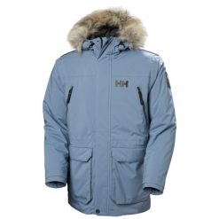 Parka Helly Hansen Reine. Niebieskie parki męskie Helly Hansen, na zimę, m, bez wzorów, bez kołnierzyka, bez kaptura. W wyprzedaży za 1,062.00 zł.