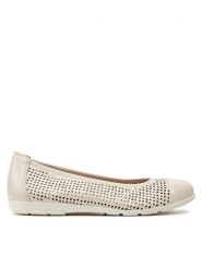Caprice Baleriny 9-22151-42 Beżowy. Brązowe balerinki damskie Caprice, bez wzorów, ze skóry, bez obcasa, bez zapięcia. Za 208.99 zł.