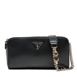Torebka Guess. Czarne torebki do ręki damskie Guess, z aplikacjami, bez dodatków. Za 259.99 zł.