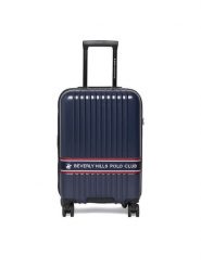Beverly Hills Polo Club Walizka kabinowa CEO-BHPC-S-006-08-NAVY Granatowy. Niebieskie walizki męskie Beverly Hills Polo Club, bez wzorów, z tworzywa sztucznego. Za 299.99 zł.