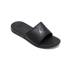Klapki basenowe męskie Quiksilver Bright Coast Slide. Czarne klapki męskie Quiksilver, bez wzorów, z syntetyku, bez zapięcia. Za 49.99 zł.